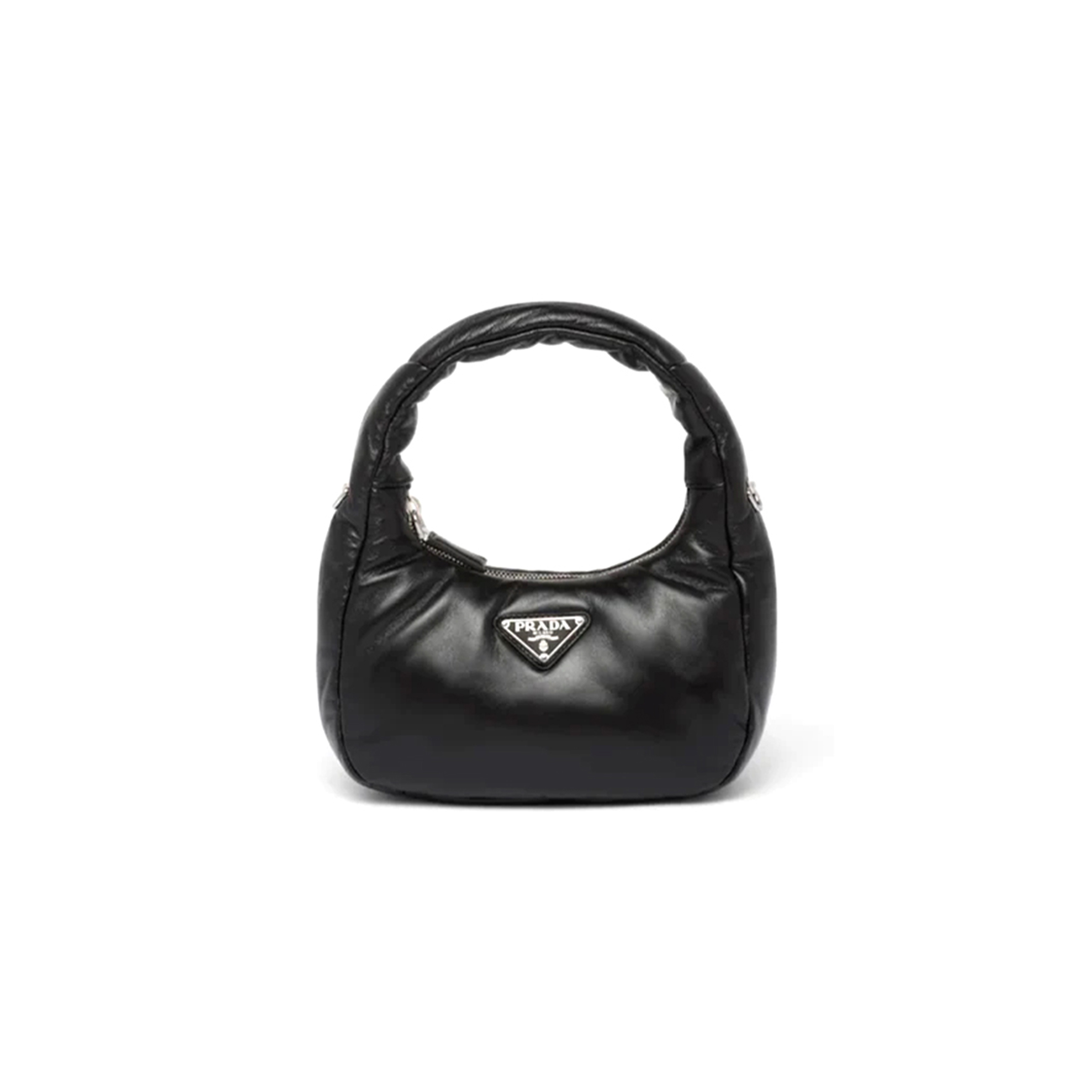 Pra*a soft padded nappa leather mini bag 1ba384 (21*12.5*6.5cm)